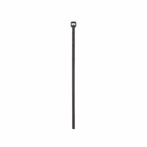 Cincho de Nylon 6.6 de Bloqueo, 203 mm largo x 2.5mm ancho, Color Negro, Exterior Resistente a Rayos UV, Paquete de 100pz  PLT2M-C0