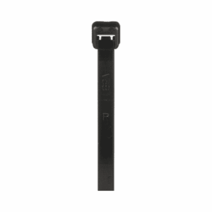 Cincho de Nylon 6.6 de Bloqueo, 188 mm largo x 4.8mm ancho, Color Negro, Exterior Resistente a Rayos UV, Paquete de 1000pz  PLT2S-M0