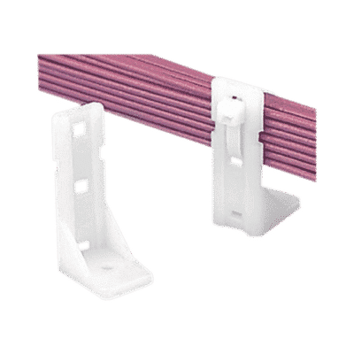 Sujetador-Separador Pan-Post de Nylon 6.6, Para Fijación de Mazos de Cables con Cinchos, Uso Interior, Color Natural, 1 Pieza  PP2S-S10-X