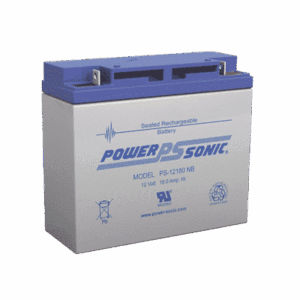 Batería 12V, 18AH, Para Respaldo, Tecnologías AGM/VRLA, 5 Años Vida Útil, Terminales NB, Reconocida UL   PS-12180-NB