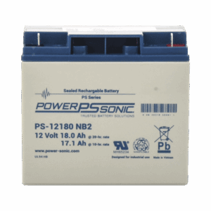 Batería 12V, 18AH, Para Respaldo, Tecnologías AGM/VRLA, 5 Años Vida Útil, Terminales NB2, Reconocida UL   PS-12180-NB2