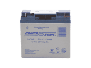 Batería 12V, 20AH, Para Respaldo, Tecnologías AGM/VRLA, 5 Años Vida Útil, Terminales NB, Reconocida UL    PS-12200-NB
