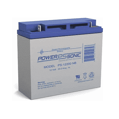 Batería 12V, 20AH, Para Respaldo, Tecnologías AGM/VRLA, 5 Años Vida Útil, Terminales NB2, Reconocida UL PS-12200-NB2