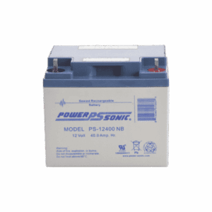 Batería 12V, 40AH, Para Respaldo, Tecnologías AGM/VRLA, 5 Años Vida Útil, Terminales NB, Reconocida UL    PS-12400-NB