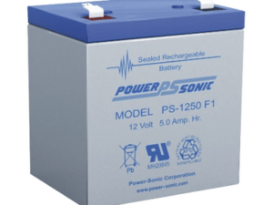 PS-1250-F1 Batería 12V, 5AH, Para Respaldo, Tecnologías AGM/VRLA, 5 Años Vida Útil, Terminales F1, Reconocida UL