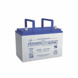 Batería 12V, 78.6AH, Para Respaldo, Tecnologías AGM/VRLA, 10-12 Años Vida Útil, Terminales U, Reconocida UL     PS-12750-U