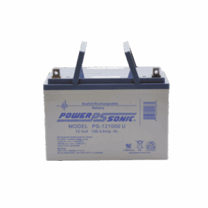 Batería 12V, 100AH, Para Respaldo, Tecnologías AGM/VRLA, 10-12 Años Vida Útil, Terminales U, Reconocida UL     PS-121000-U