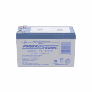 Batería 12V, 7AH, Para Respaldo, Tecnologías AGM/VRLA, 5 Años Vida Útil, Terminales F2, Reconocida UL   PS-1270-F2
