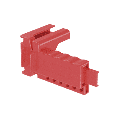 Dispositivo de Bloqueo LOTO para Válvulas de Bola, para Diámetros de Tubería de 1/4" a 1" y Longitud de Mango Hasta 7.5", Color Rojo  PSL-BV1
