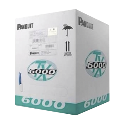 Bobina de Cable UTP 305 m. de Cobre, TX6000™ PanNet, Reelex, Rojo, Categoría 6 Mejorado (23 AWG), PVC (CM), de 4 pares  PUC6004RD-FE