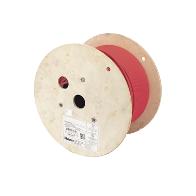 Bobina de Cable UTP de 4 Pares, Vari-MaTriX, Cat6A, 23 AWG, LSZH (Libre de Gases Tóxicos), Color Rojo, 305m  PUL6AHD04RD-EG