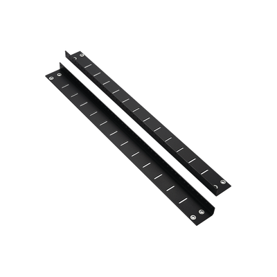 Kit de Rieles Posteriores para Gabinetes PanZone de Panduit, de 18 UR, Color Negro PZWMC18RR
