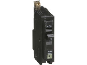 Pastilla Interruptor Termomagnético QOB, 1 Polo, 15A, QOB115 Schneider Electric  QOB115