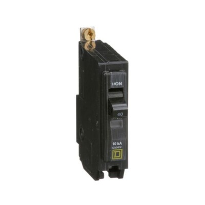 INTERRUPTOR TERMOMAGNÉTICO QOB 1 POLO, 40 A, ATORNILLABLE 10KA 120/240V. QOB140 SCHNEIDER ELECTRIC