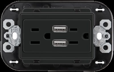 TOMA DUP 2P+T PRT INF 2 USB BL - QZ4028USBCC6B