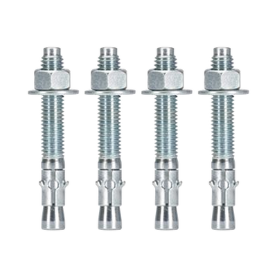 Kit de Anclaje a Piso, Para Rack de 2 o 4 Postes, Fabricado en Acero, 4 Piezas RFAKIT