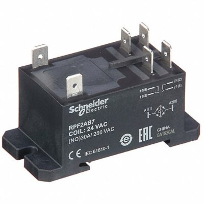 RELÉ POTENCIA 2NA -30A 24VAC - RPF2AB7
