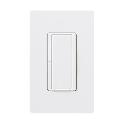 (RadioRA2) Interruptor Inteligente On/Off, requiere cable neutro. 8A, /120V, compatible con RA2Select y RR3.: RRD8ANSWH