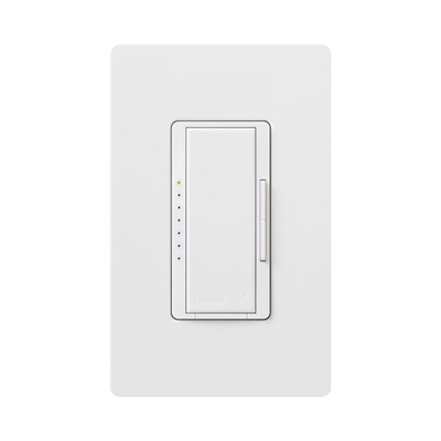 Atenuador Dimmer PRO para linea RadioRa2, RadioRa3 y RA2 Select, el cable neutro es opcional 250W LED / CFL: RRDPROWH