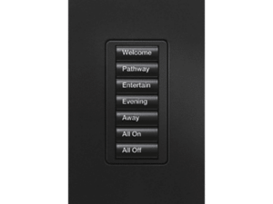 (RadioRA2) Teclado seetouch 7 botones, programe escenas diferentes en cada botón.: RRDW7BMN