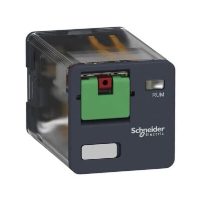 RELEVADOR UNIVERSAL, 8 POLOS, 220 V, 10 A CA, RUMC21P7 SCHNEIDER ELECTRIC