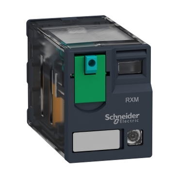 RELE MINIATURA+LED 3A 4NANC24V - RXM4GB2BD