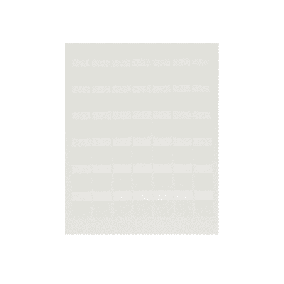 Hojas con 2500 Etiquetas Auto-laminadas para Impresora Láser/Inyección de Tinta, para Cables de 2 a 4.1 mm de Diámetro (18 - 14 AWG)  S075X075YAJ