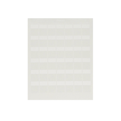 Paquete de Hojas con 2500 Etiquetas de Identificación Auto-laminadas para Impresora Láser/Inyección de Tinta, para Cables de 4.1 a 8.1 mm de Diámetro (10 - 6 AWG), Color Blanco  S100X150YAJ