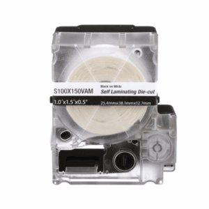 Casete  de 125 Etiquetas Autolaminadas para cables 8-4 AWG 1 X 2.25"  S100X225VAM