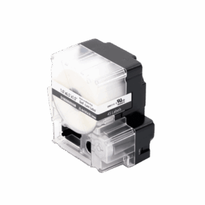 Casete de 45 Etiquetas Autolaminadas de 25.4 x 165.1 mm, para Cables de 4 a 8.1 mm de Diámetro, Área de Impresión Color Blanco  S100X650VAM