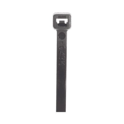 Cincho de Nylon 6.6 StrongHold™, 533mm largo x 7.6mm ancho, Color Negro Exterior, Resistente a Rayos UV, Paquete de 100pz  S21-120-C0