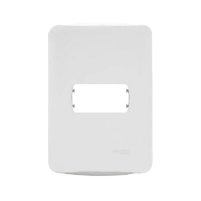 PLACA DE 1 MÓDULO, BOSSA BLANCA, S3B27210 SCHNEIDER ELECTRIC
