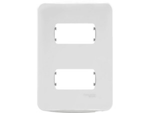 PLACA DE 2 MÓDULOS + SOPORTE S3B27220 SCHNEIDER ELECTRIC