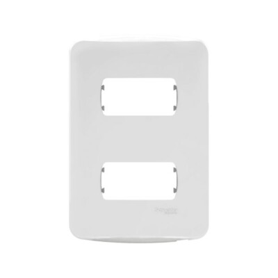PLACA DE 2 MÓDULOS + SOPORTE S3B27220 SCHNEIDER ELECTRIC