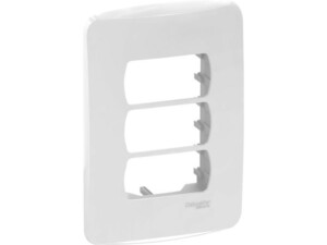 PLACA 3 MÓDULOS + SOPORTE, BLANCA, S3B27230 SCHNEIDER ELECTRIC