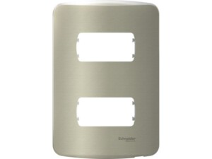 PLACA DE 2 MÓDULOS + SOPORTE, JAZZ BRONCE, S3C27220 SCHNEIDER ELECTRIC