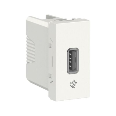 CONTACTO USB, 1 MÓDULO, CHARGE 2.0, 1 A, S70547004 SCHNEIDER ELECTRIC