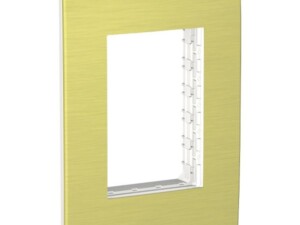 PLACA CON CHASIS, MÓDULOS, AMARILLO METALICO. S733603605 SCHNEIDER ELECTRIC