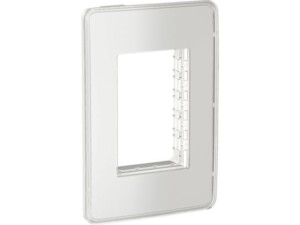 PLACA CON CHASIS DE 3 MÓDULOS, TRANSPARENTE, S739603005 SCHNEIDER ELECTRIC