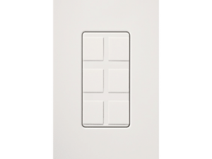 Caja de pared para contactos varios, 6 mini espacios.: SC6PFSW
