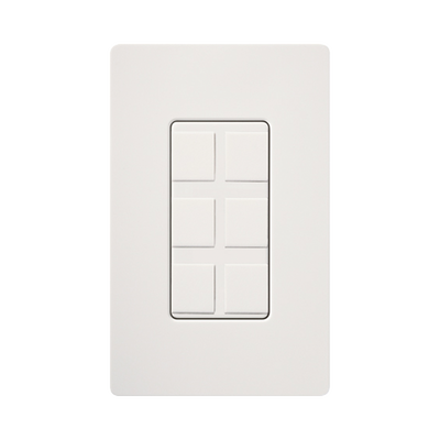 Caja de pared para contactos varios, 6 mini espacios.: SC6PFSW