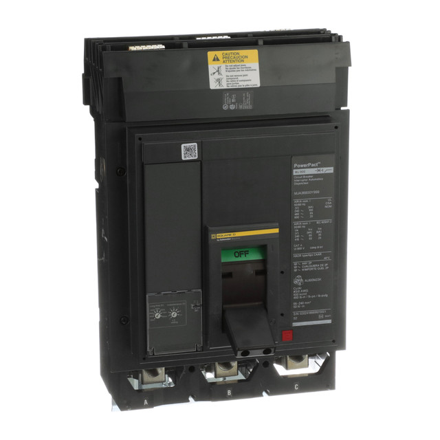 Interruptor Powerpact-M 300A A 800A, 3,P 25Ka, 600V, I-Line - MJA36800E10 | Interruptor Powerpact-M 300A A 800A, 3,P 25Ka, 600V, I-Line - MJA36800E10