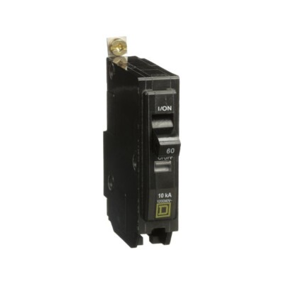 PASTILLA INTERRUPTOR TERMOMAGNÉTICO QOB, 1 POLO, 60A, QOB160 SCHNEIDER ELECTRIC