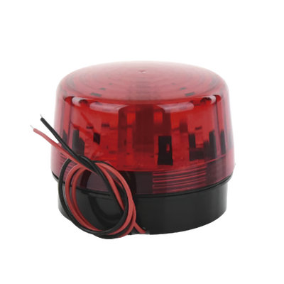 Luz Estroboscópica LED (35) / Patrones de Parpadeo Ajustables / 8 Patrones / Batería de Respaldo / 12-24 Vcc/Vca / Resistente al Clima IP66/IP55 - SF-1301-BAQ