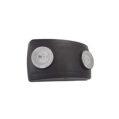 Luz de Emergencia Dual LED ultra compacta/150 lúmenes/Luz fría/Batería de Respaldo Incluida/Botón de test / Color Negro - SF660LB