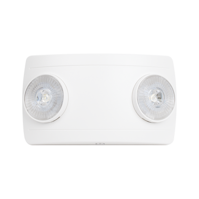 Luz de Emergencia Dual LED ultra compacta/150 lúmenes/Luz fría/Batería de Respaldo Incluida/Botón de test. - SF660LW