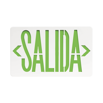 Letrero LED DUAL de SALIDA Universal con alto brillo/uso en pared, lateral o techo/Batería de Respaldo Incluida. - SF820X