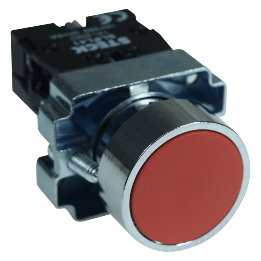 BOTÓN PUL METÁLICO ROJO 22.5 MM Ø SLMRN1