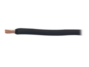 Cable Eléctrico de Cobre Recubierto THW-LS Calibre 6 AWG 19 Hilos Color Negro (100 metros): SLY-291-BLK/100