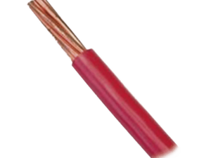 Cable Eléctrico 8 awg  color rojo,Conductor de cobre suave cableado. Aislamiento de PVC, auto extinguible. BOBINA 100 MTS: SLY-296-RED/100